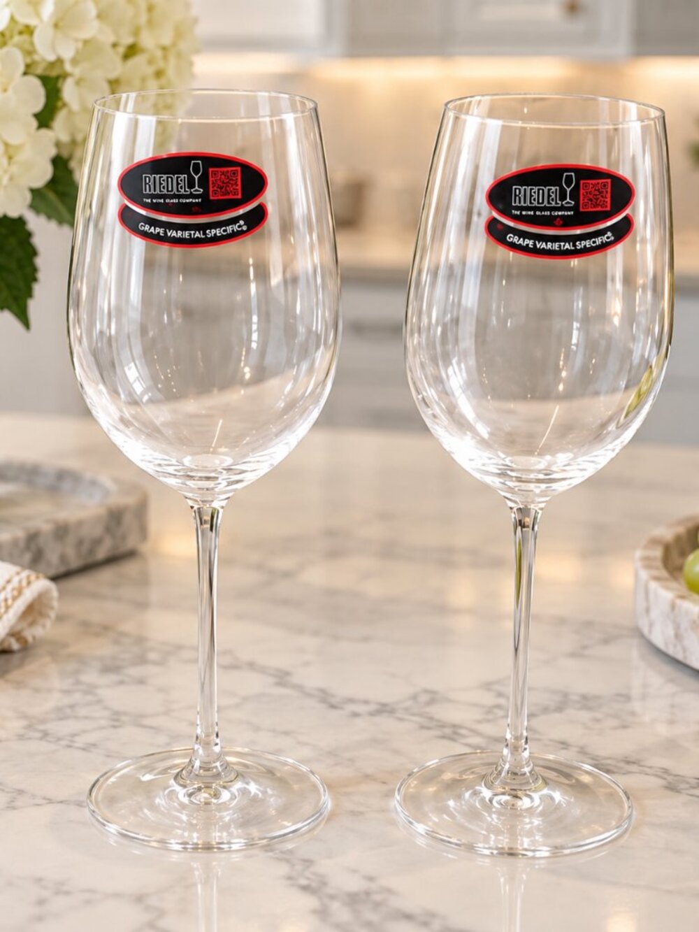 Riedel Veritas Riesling Zinfandel Crystal Wine Glasses Set of 2 NIB